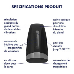 Satisfyer Masturbateur Heat Vibration Satisfyer